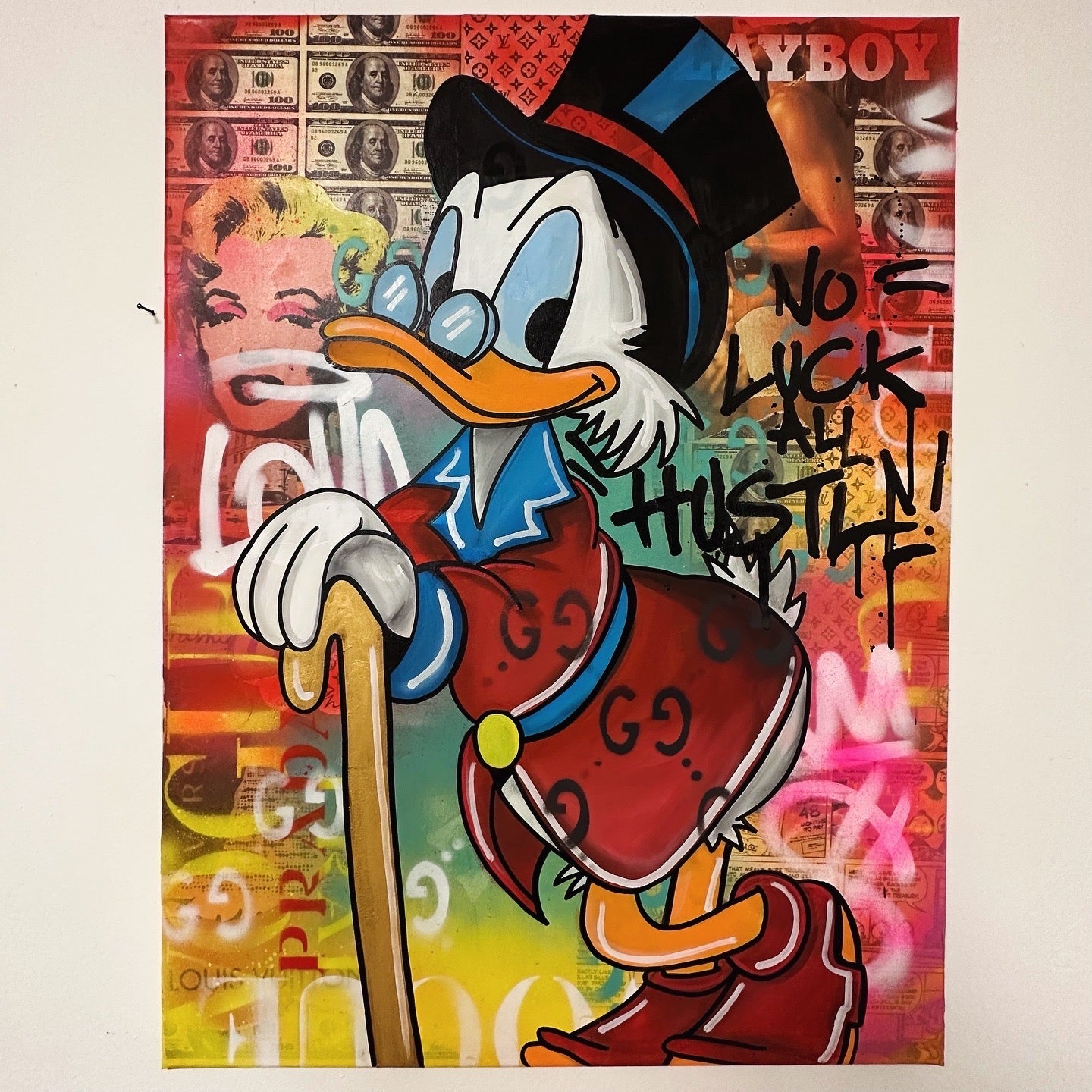 Originální malba Duck Hustle