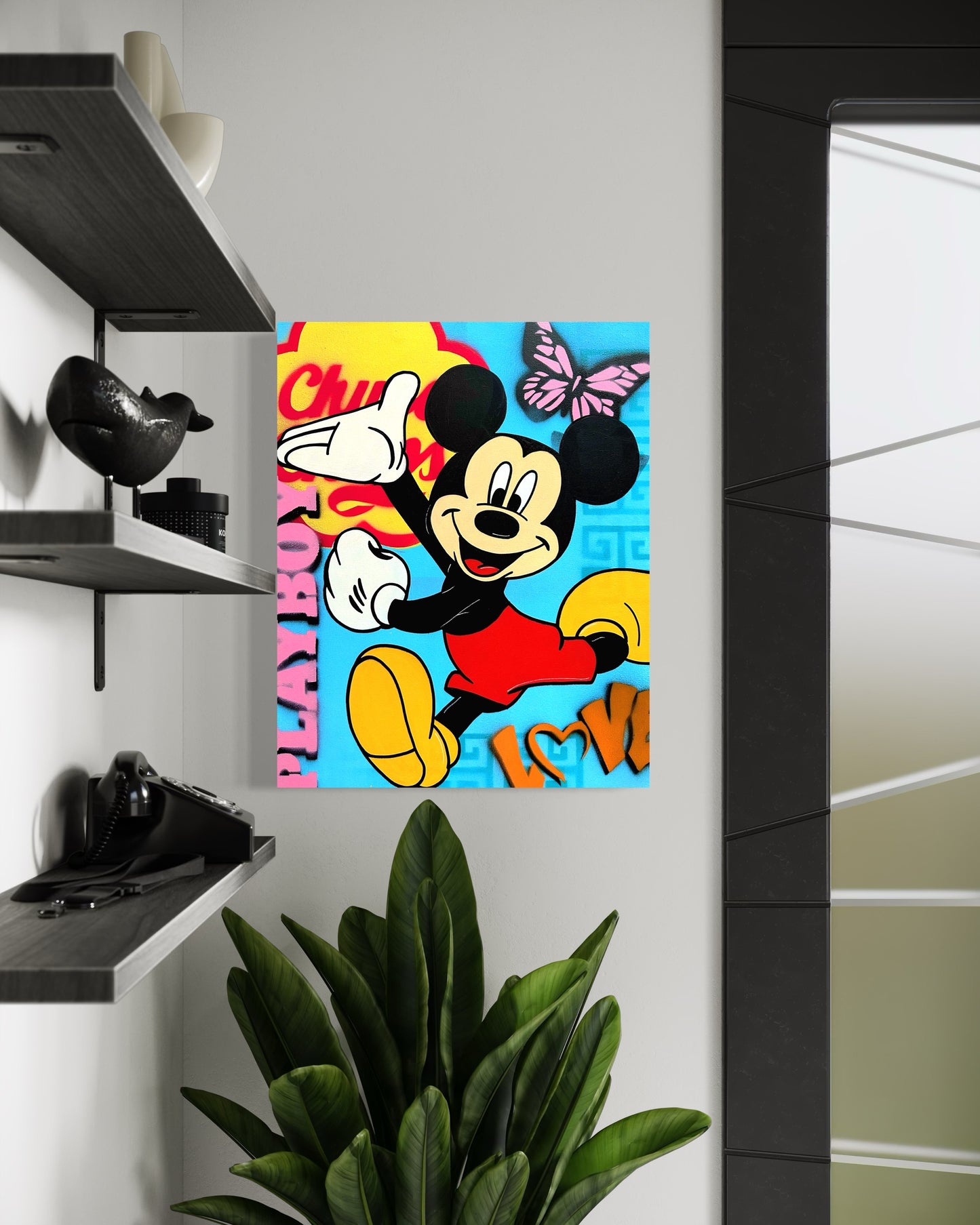 Pop Art Mickey Mouse Style