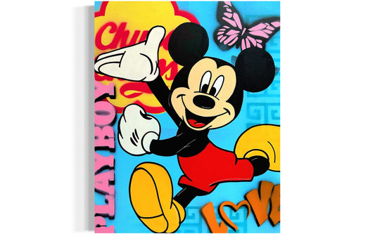 Pop Art Mickey Mouse Style