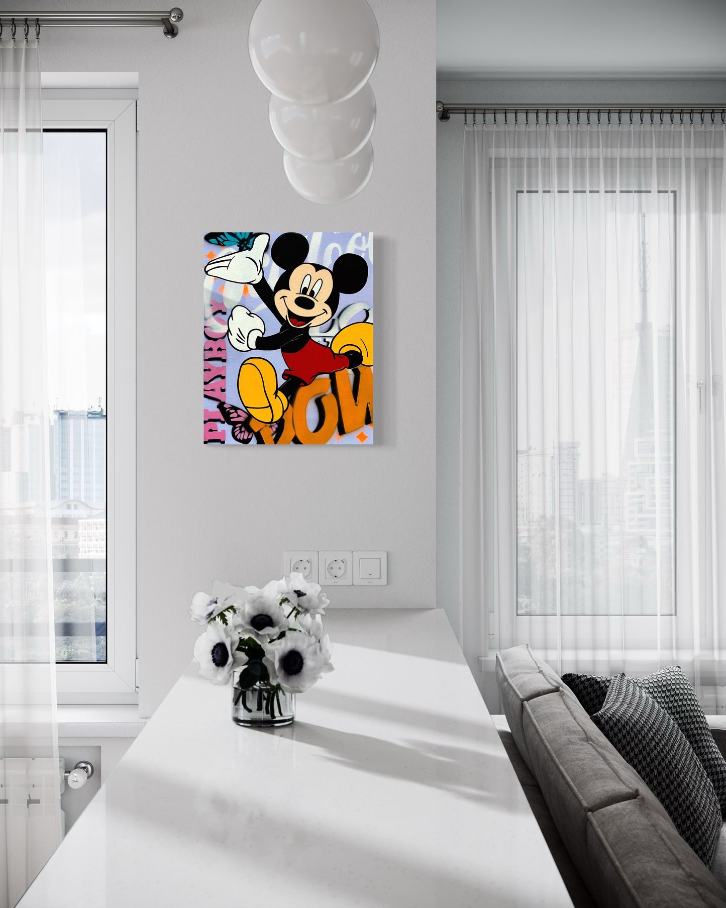 Pop Art Mickey Mouse Style POW