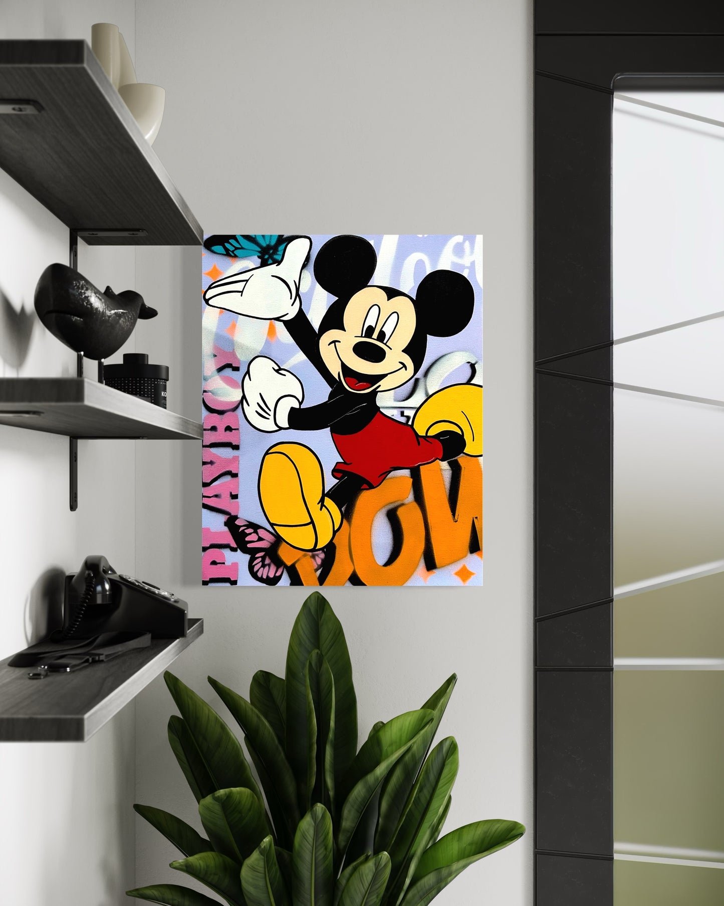 Pop Art Mickey Mouse Style POW