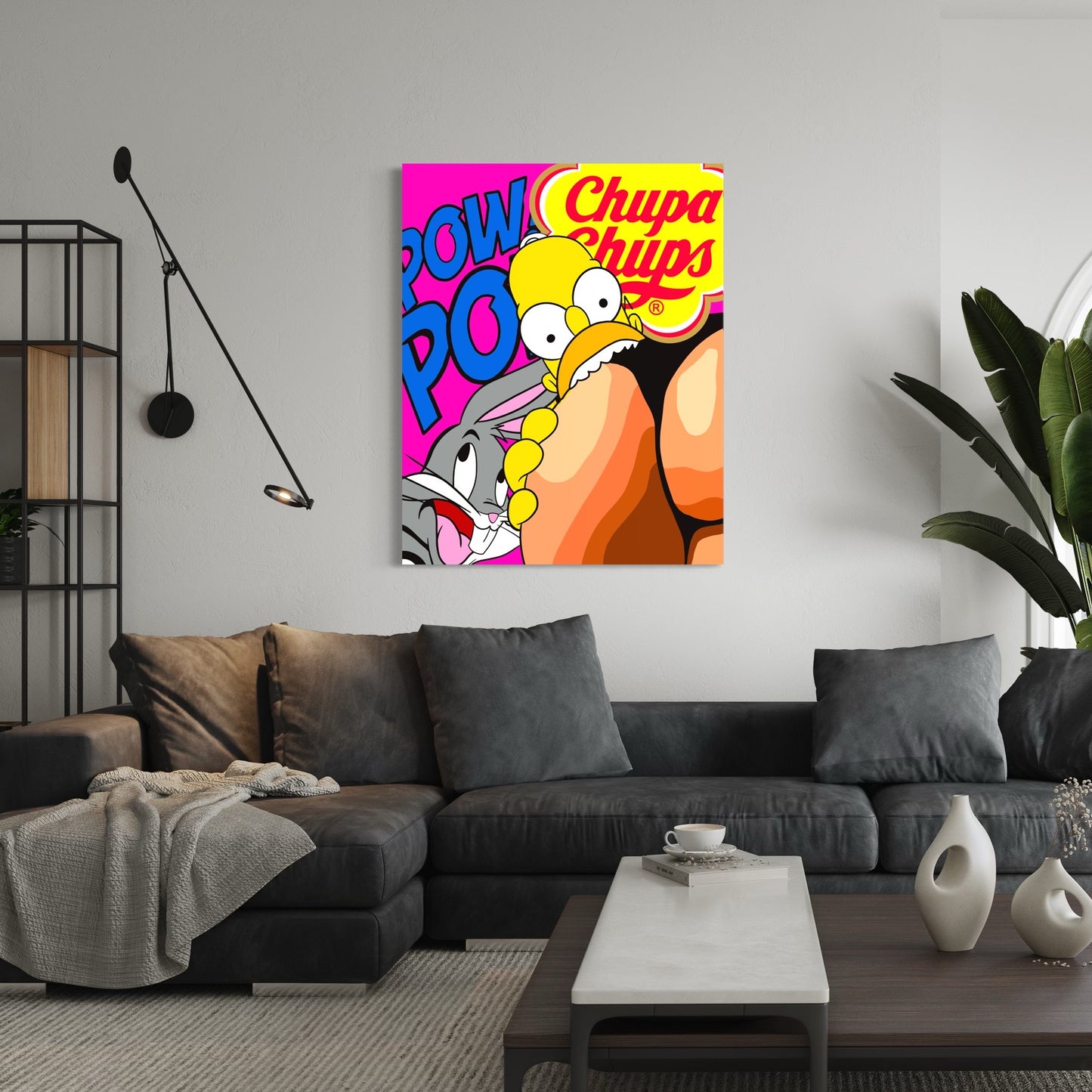 Pop Art Homer Pow Pow