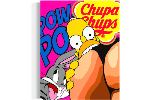 Pop Art Homer Pow Pow