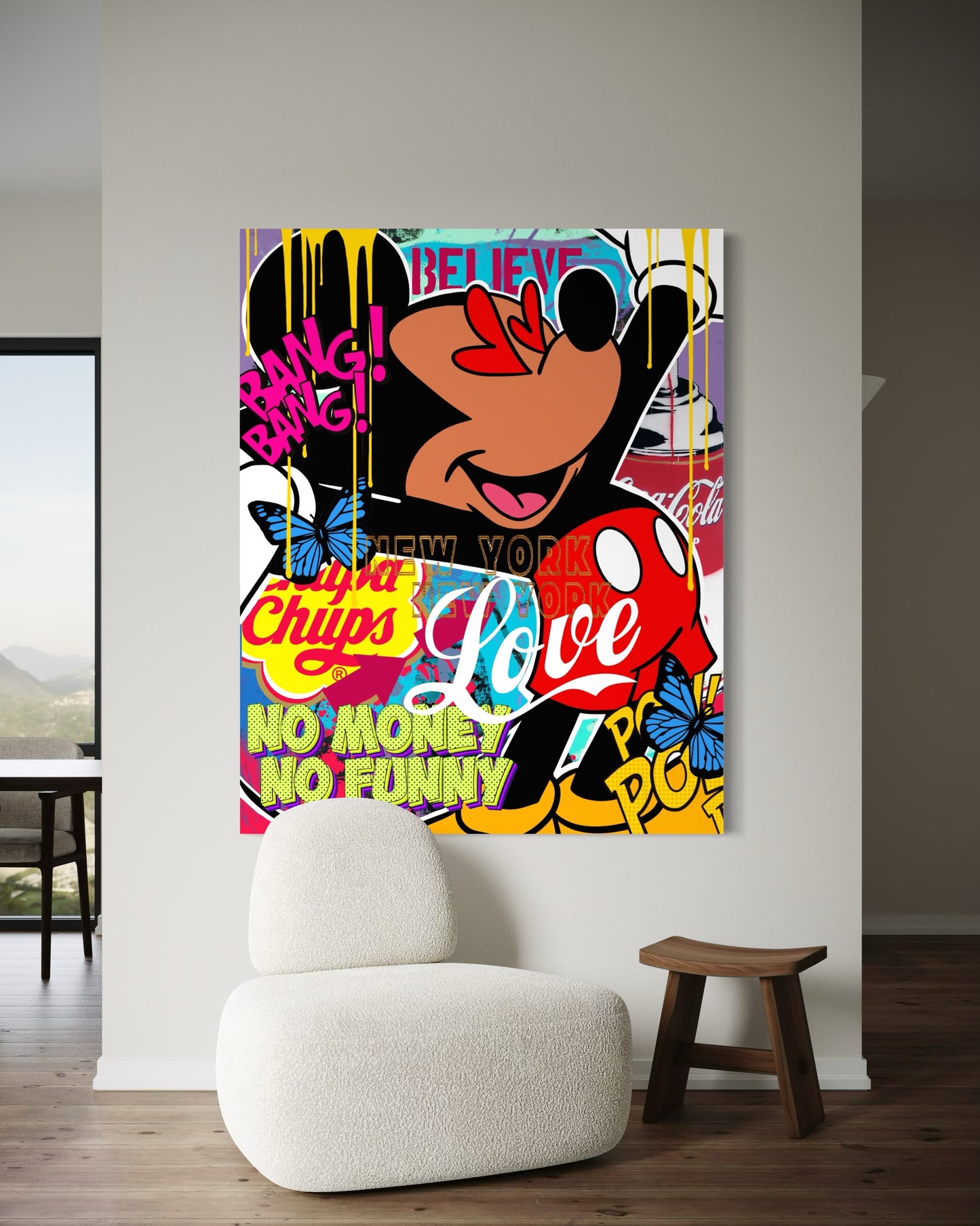 Mickey Love Pop Art