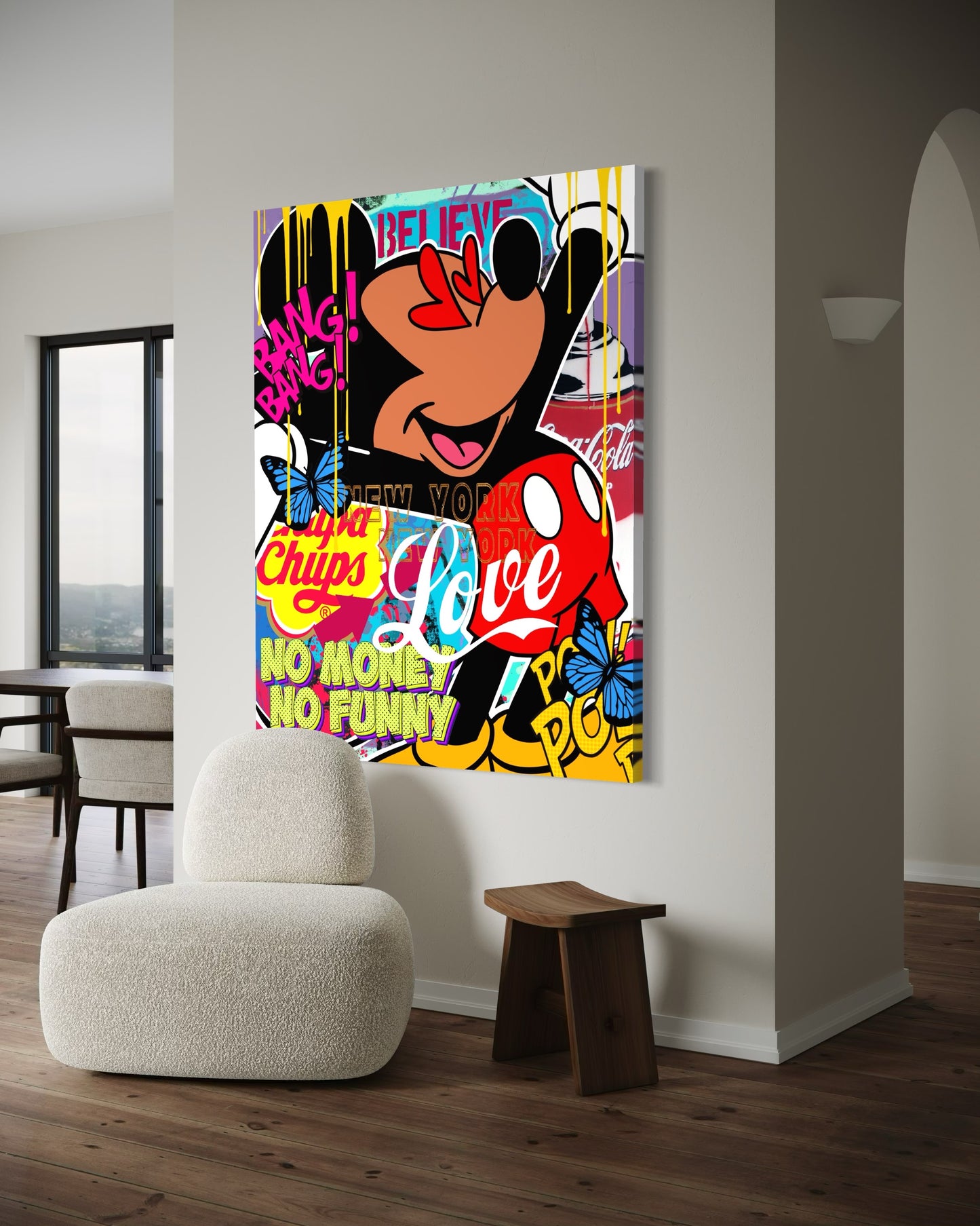 Mickey Love Pop Art