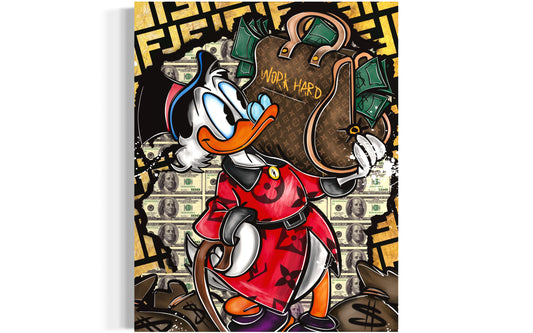 Hard Work Scrooge McDuck