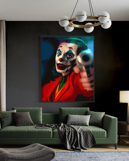 joker pop art canvas modern art wall art design for livingroom