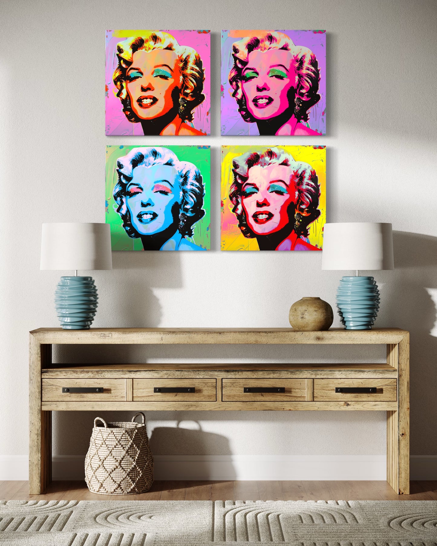 Marilyn Monroe set