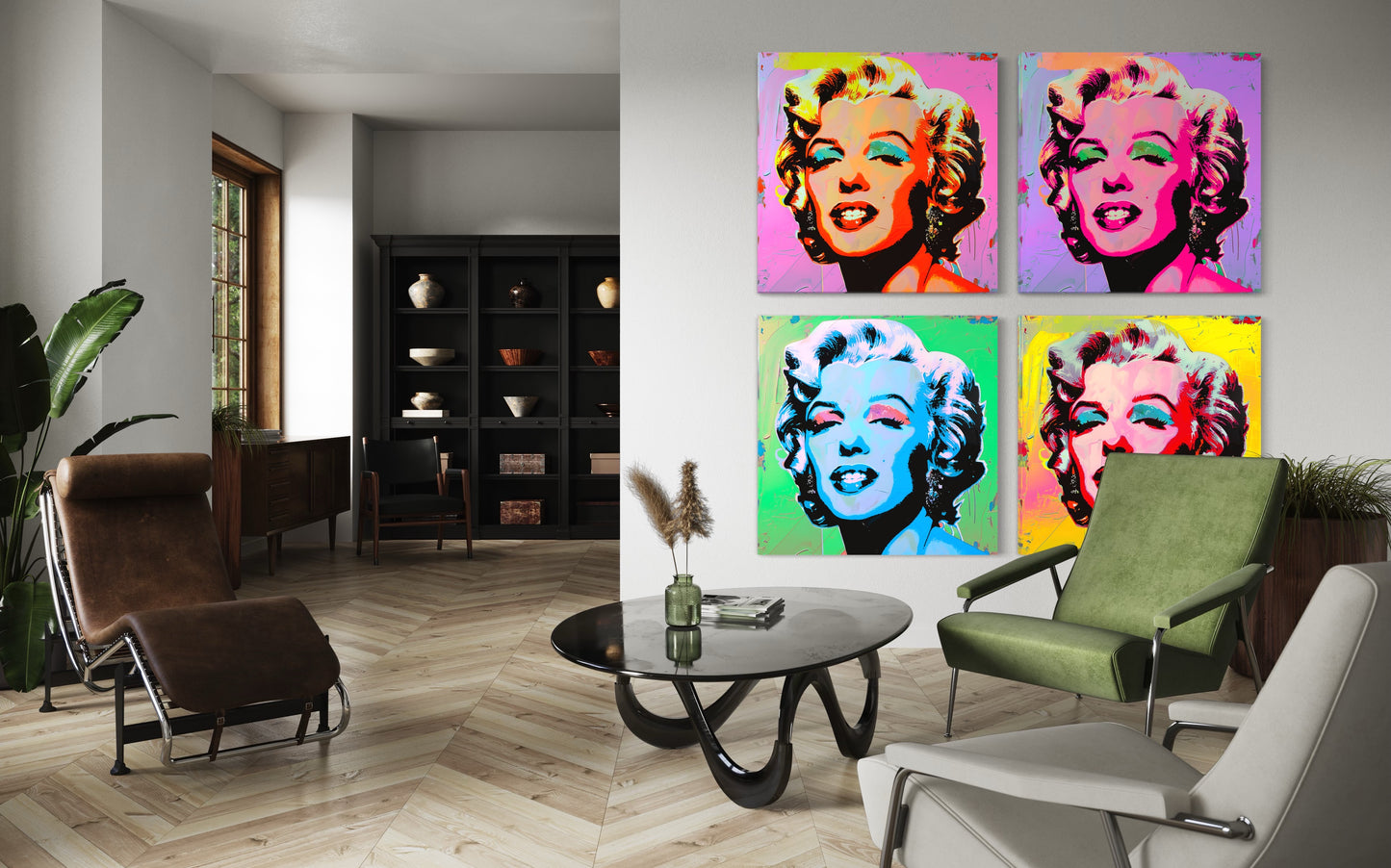 Marilyn Monroe set