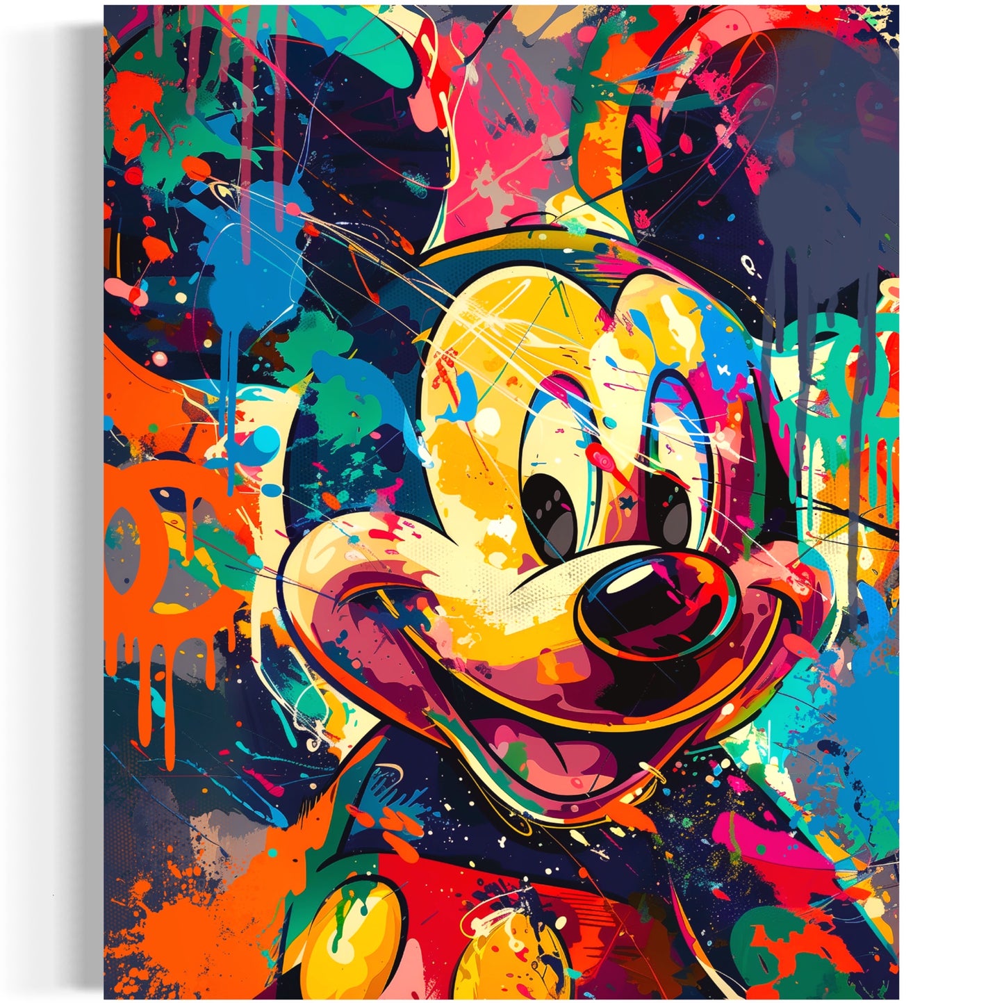 Wallpaper Mickey Abstract