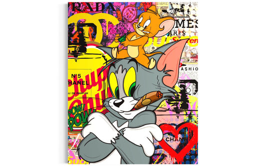 pop art canvas color tom friend