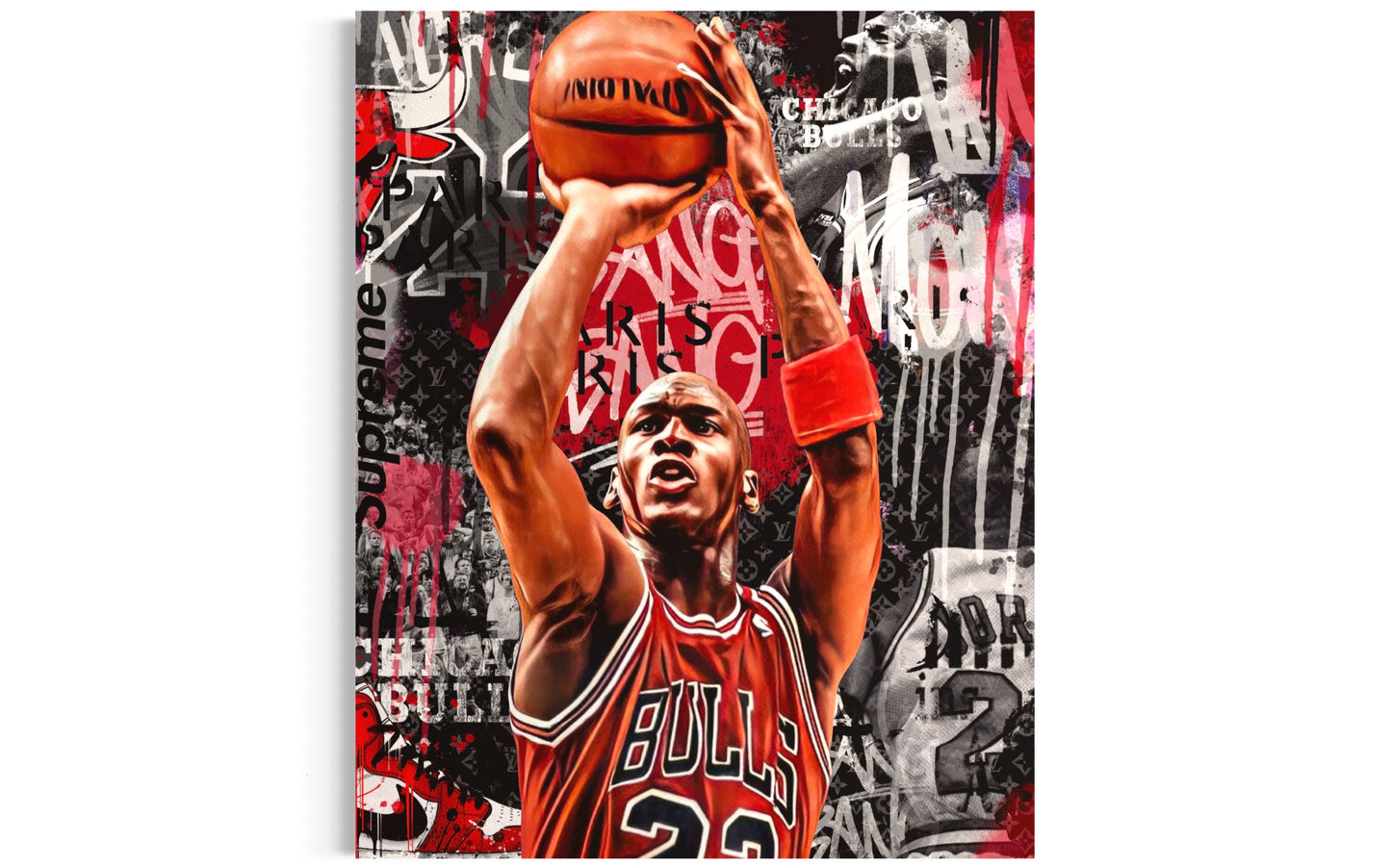 jordan Michael pop art canvas