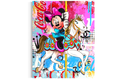 minnie color pop art canvas moderní obraz na stěnu