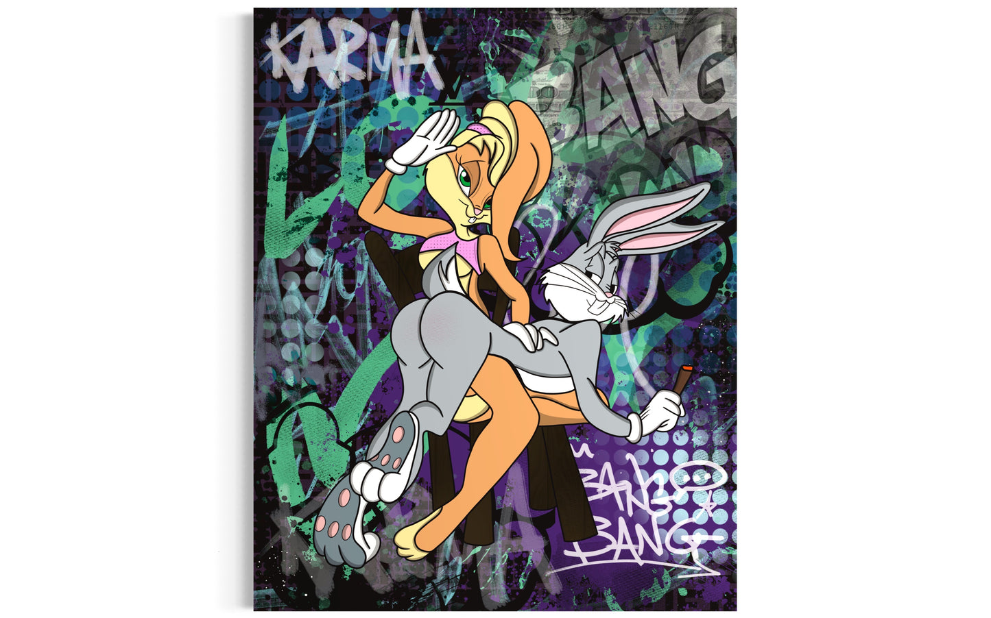 pop art canvas karma