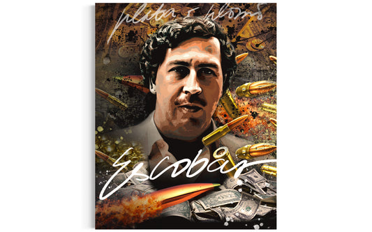 escobar pop art canvas