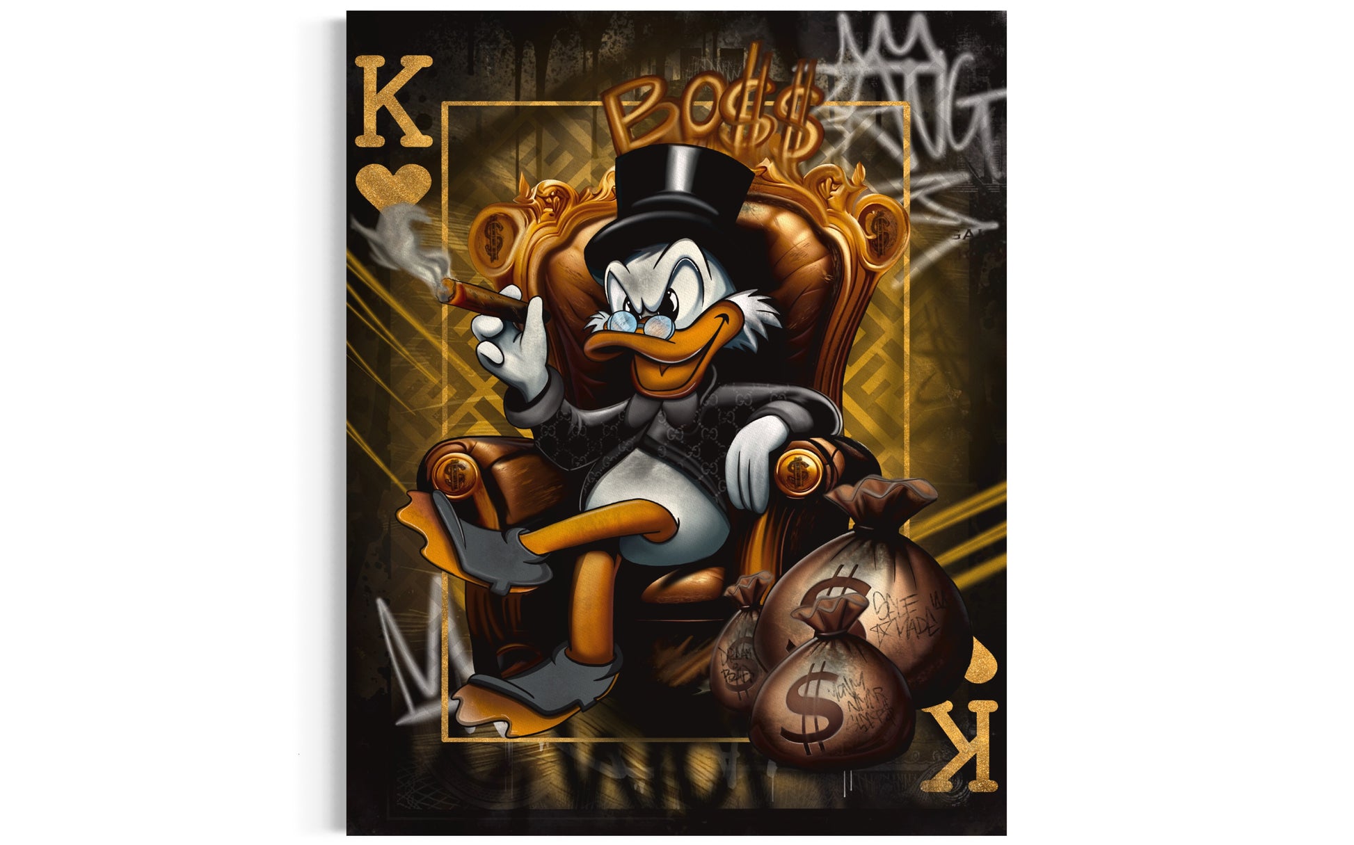 duck pop art canvas moderni obraz painting canvas office bedroom