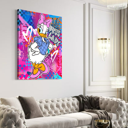 Tableau sur toile Lapin Karma