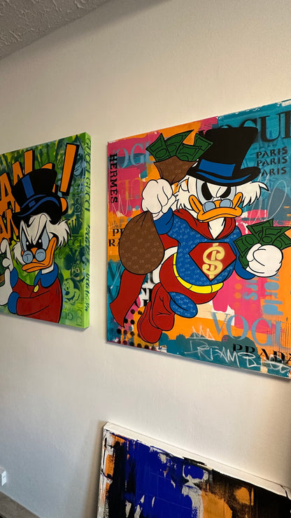 Acrylique super héros