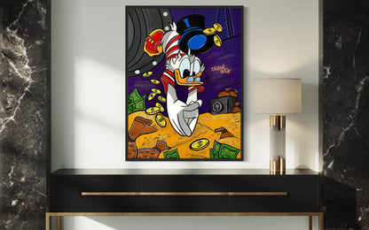 pop art canvas moderni obraz na platne s motivem duck