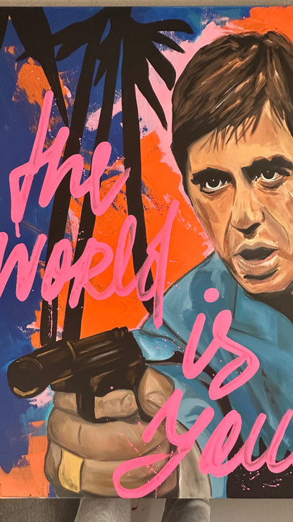 scarface boss gangster gun