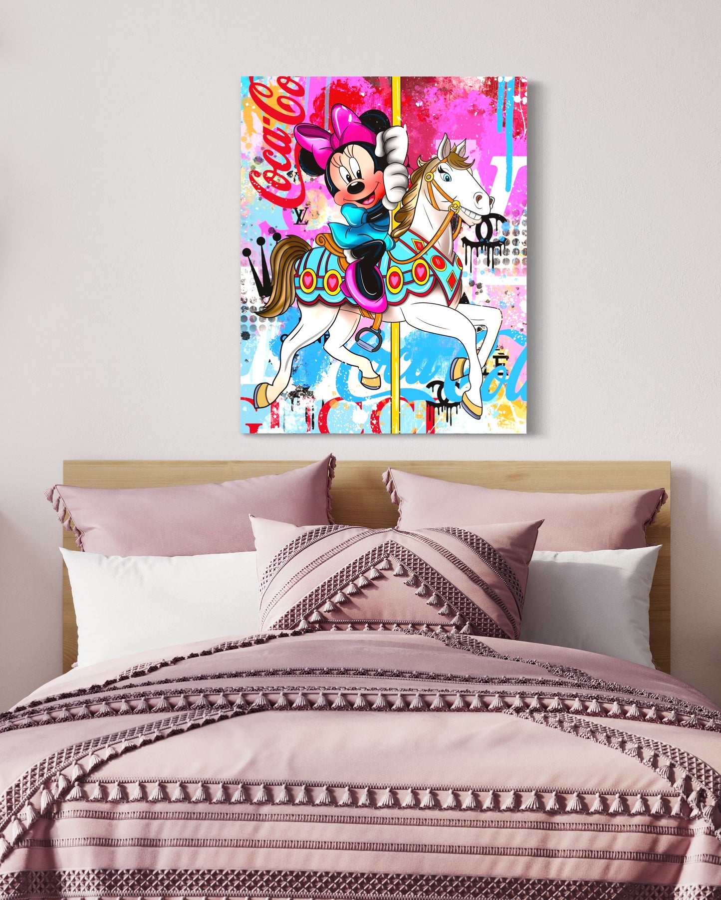 minnie love lifestyle pop art canvas