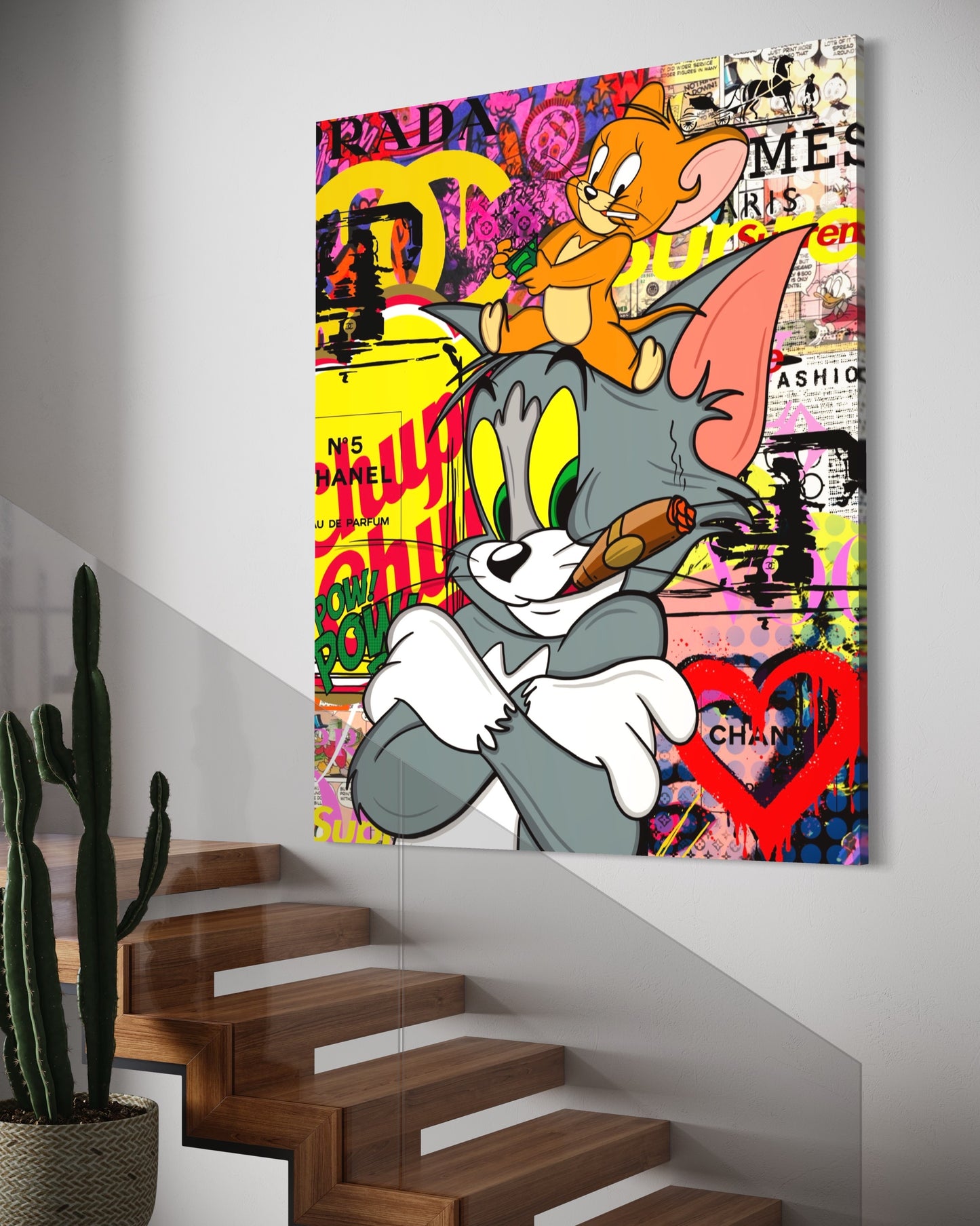 moderni obraz do obýváku pop art canvas abstraktni obraz