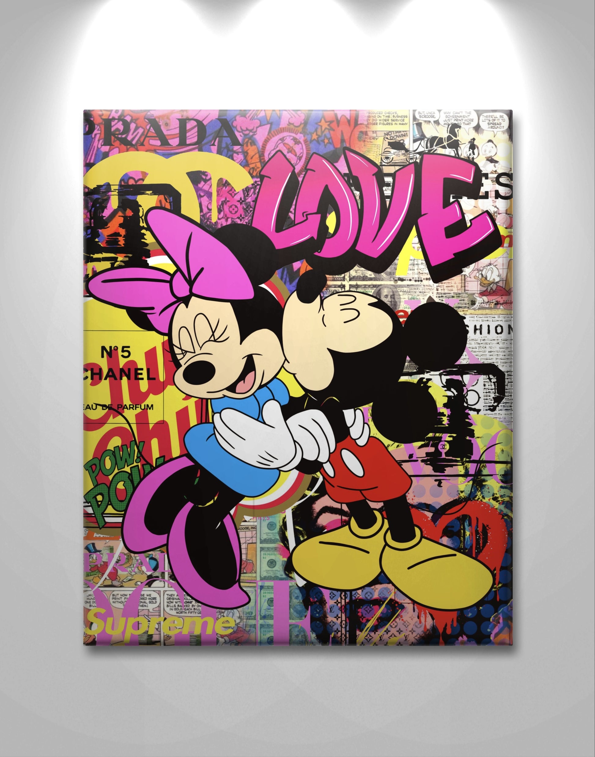 mickey and Minnie love obraz do pokoje