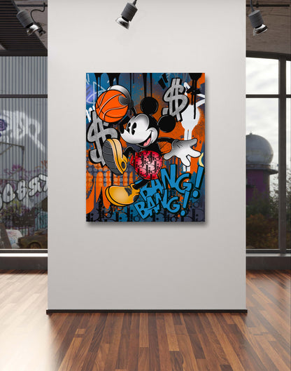 pop art canvas painting