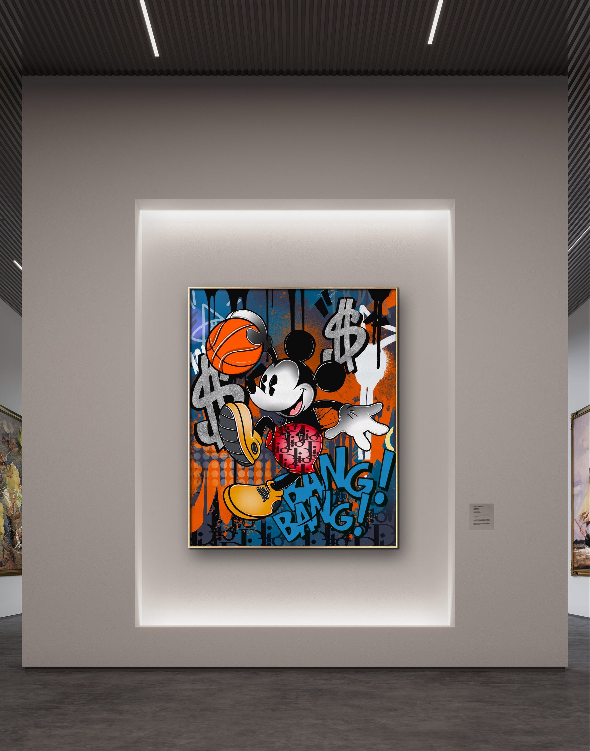 pop art canvas gallery wall the biggest artist on the world Badlucije dotcom