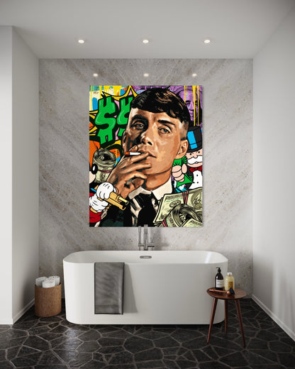 shelby peaky blinders pop art wallart designhome