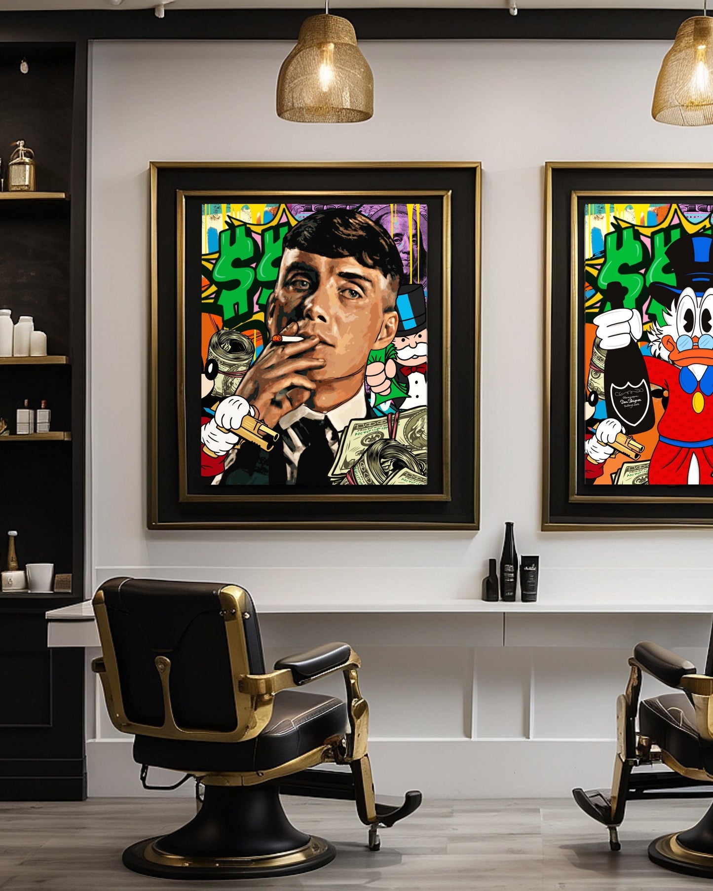 shelby art popart badlucije peaky blinders